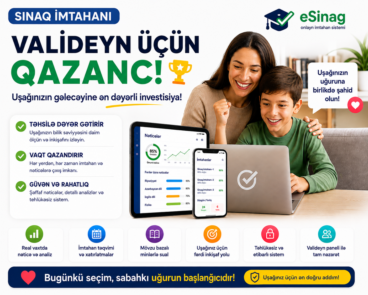 Valideynlər üçün qazanc